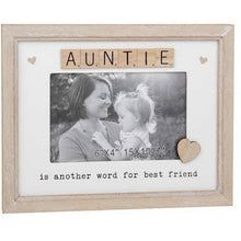 Scrabble Sentiments Photo Frame - Auntie