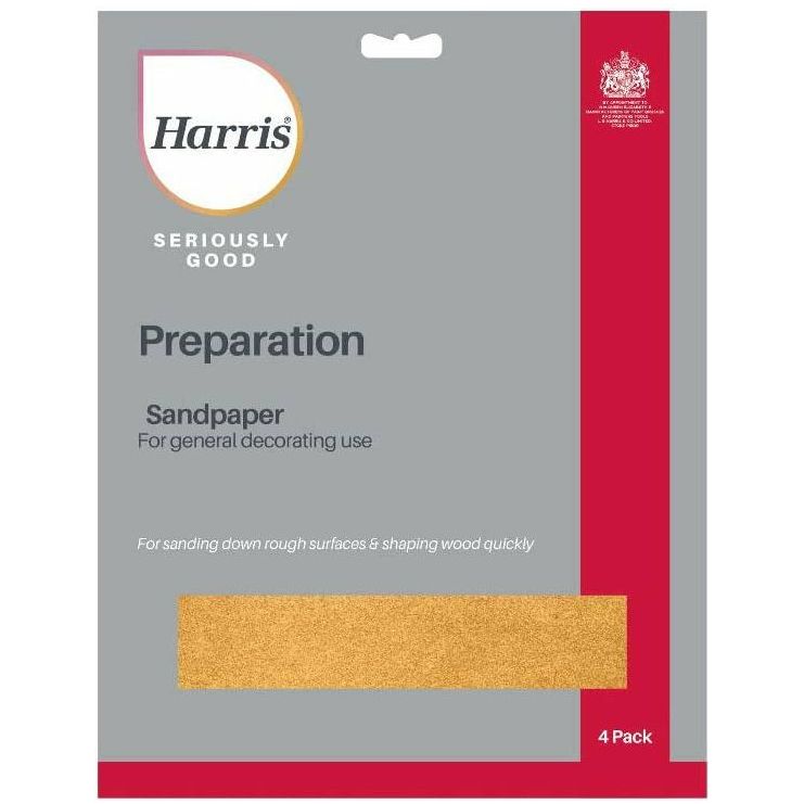 Harris Seriously Good Sandpaper 4 Pack - Coarse