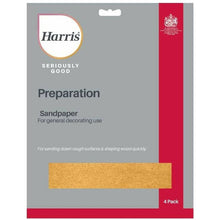 Harris Seriously Good Sandpaper 4 Pack - Coarse