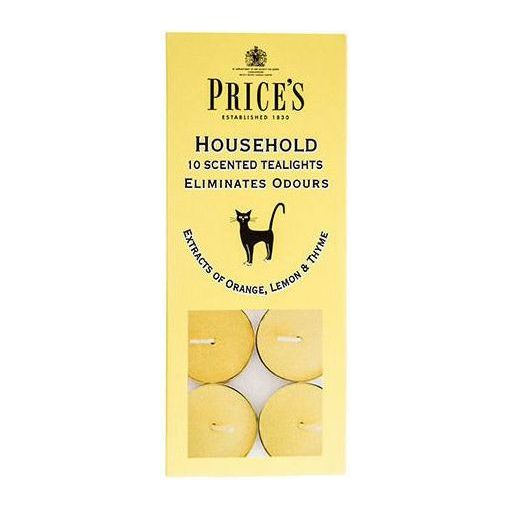 Price's Household Scented Tealights Candles Pack of 10