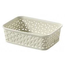 Curver Rattan Storage Basket A6 - Cream