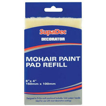 SupaDec Decorator Mohair Paint Pad Refill 6" x 4"