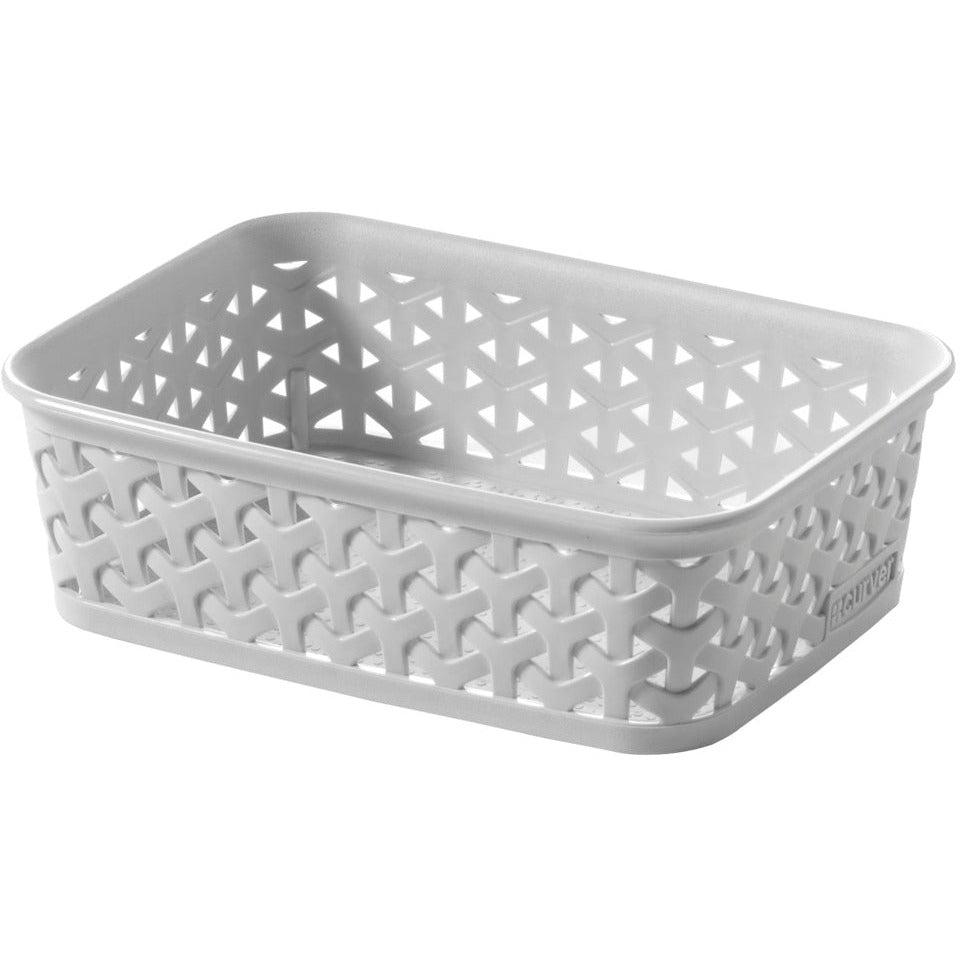 Curver Rattan Storage Basket A6 - Grey