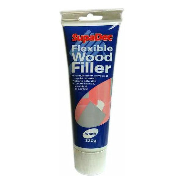 SupaDec Flexible Wood Filler White 330g