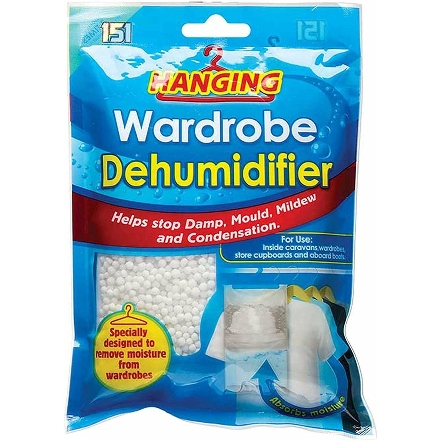 151 Hanging Wardrobe Dehumidifier