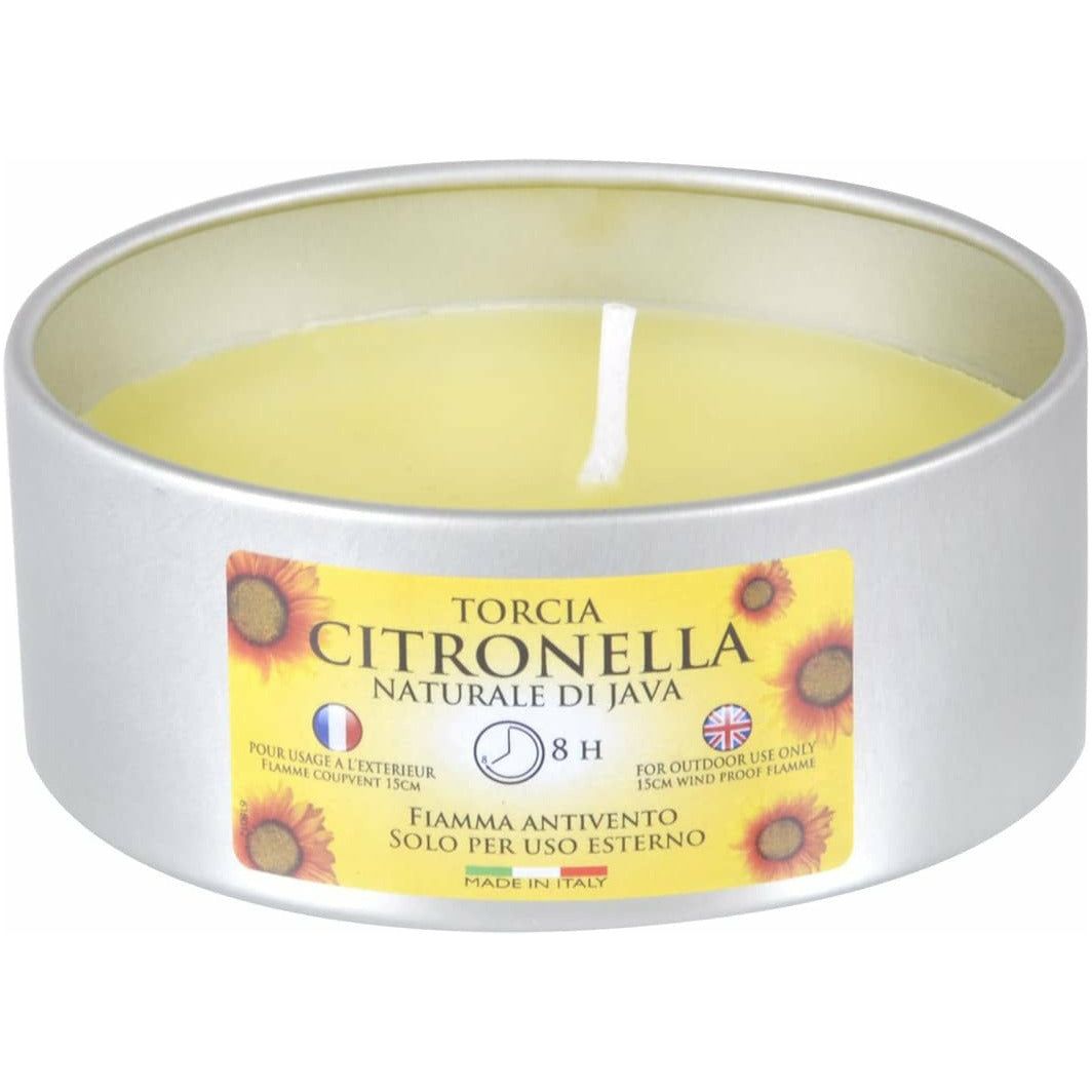 Citronella Tin Candle Unlidded