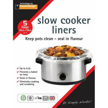 Toastabags Slow Cooker Liners Pack of 5