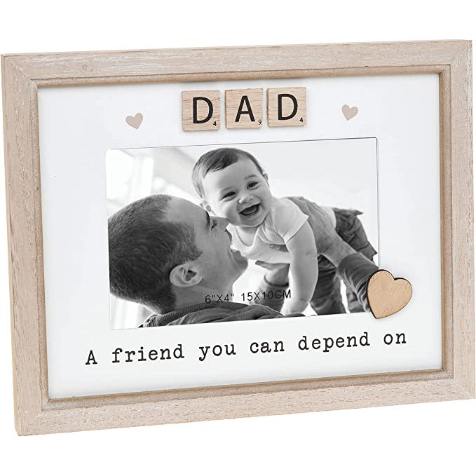 Scrabble Sentiments Photo Frame - Dad