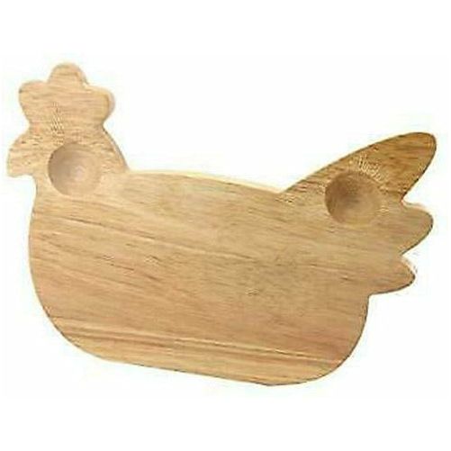 Apollo Wooden Breakfast Board Chicken Egg Cup Holder