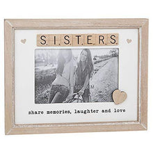 Scrabble Sentiments Photo Frame - Sisters