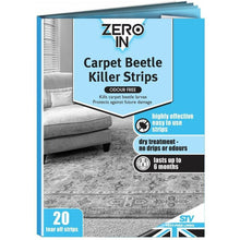 Zero In Carpet Beetle Killer Strips Kills Carpet Beetle Larvae & Eggs