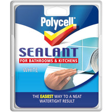 Polycell Sealant Strip For Bathroom & Kitchen - White