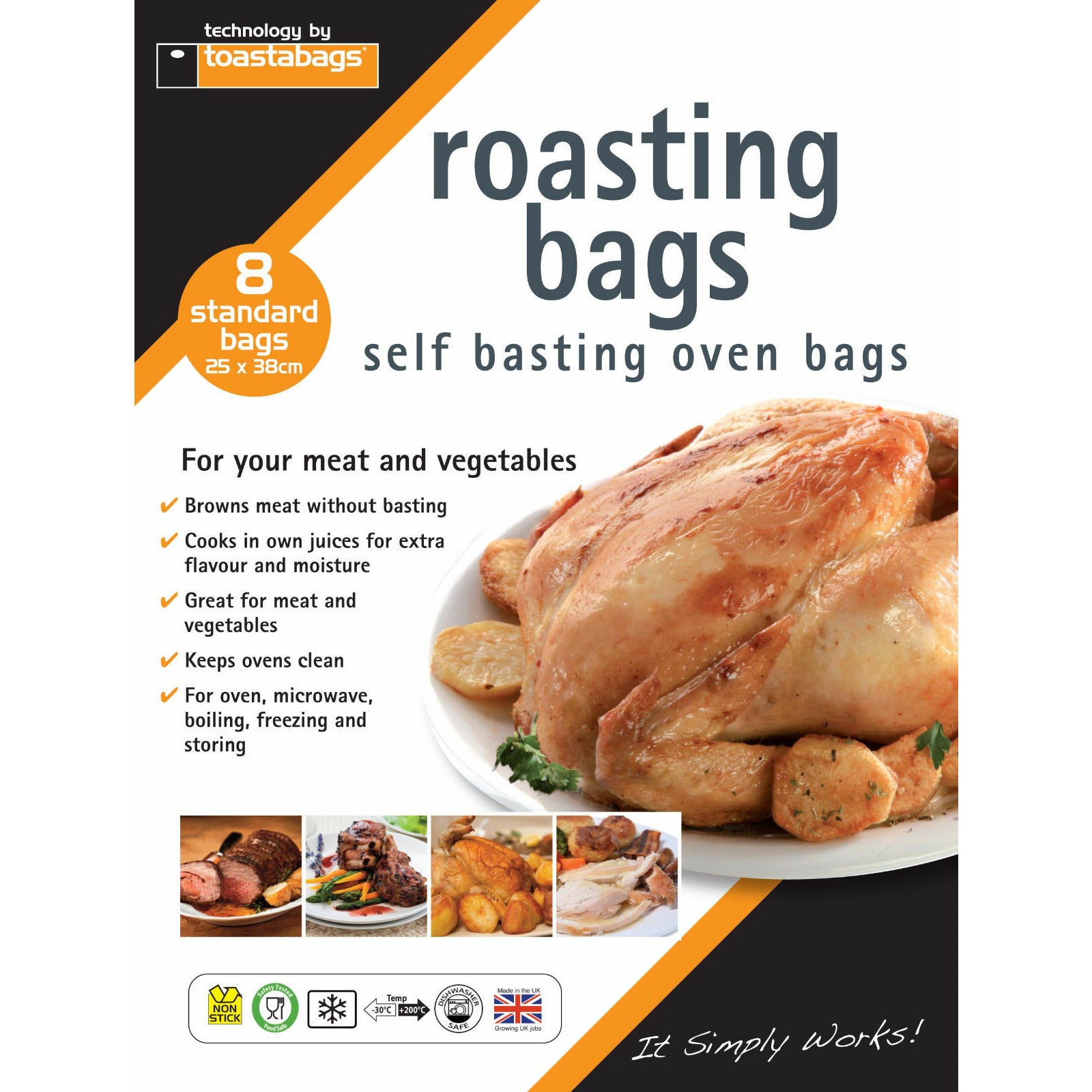 Toastabags Oven Roasting Bags Pack of 8