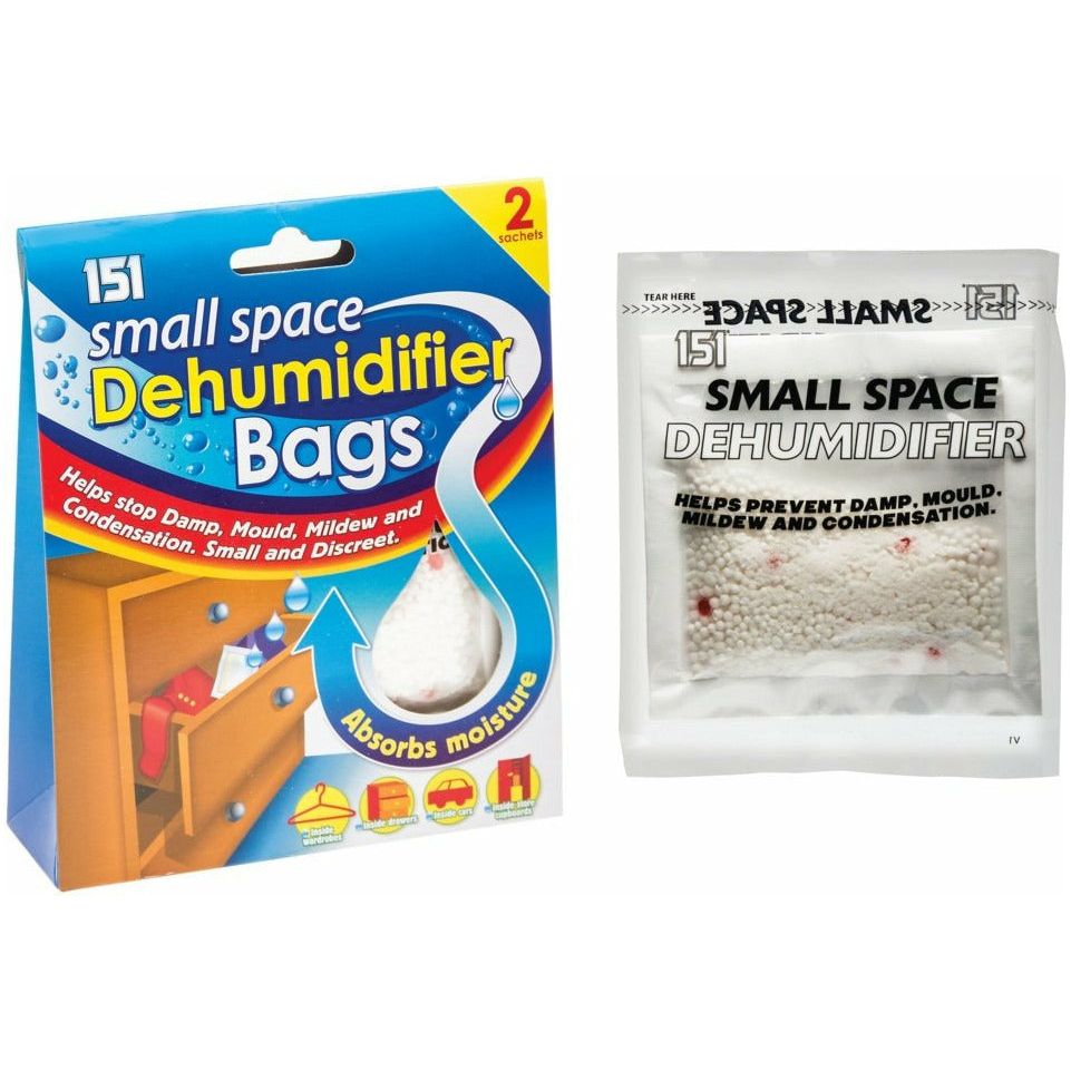 2 x 151 Small Space Dehumidifier Bags