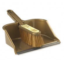 Harris Groundsman Dustpan & Brush Set Hard Wearing With Rubber Lip