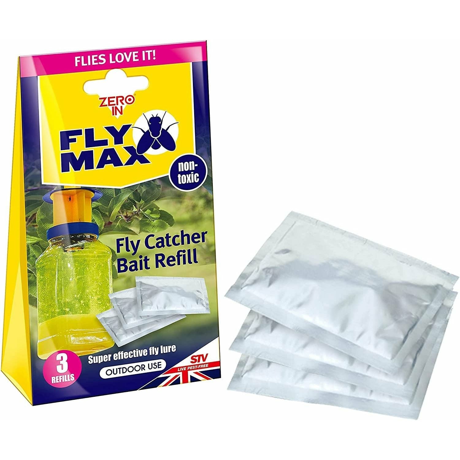 Zero In Fly Max Fly Catcher Bait Refills STV337