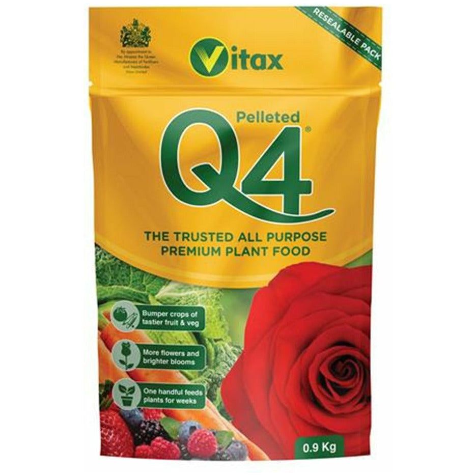 Vitax Q4 Pelleted 900g Pouch